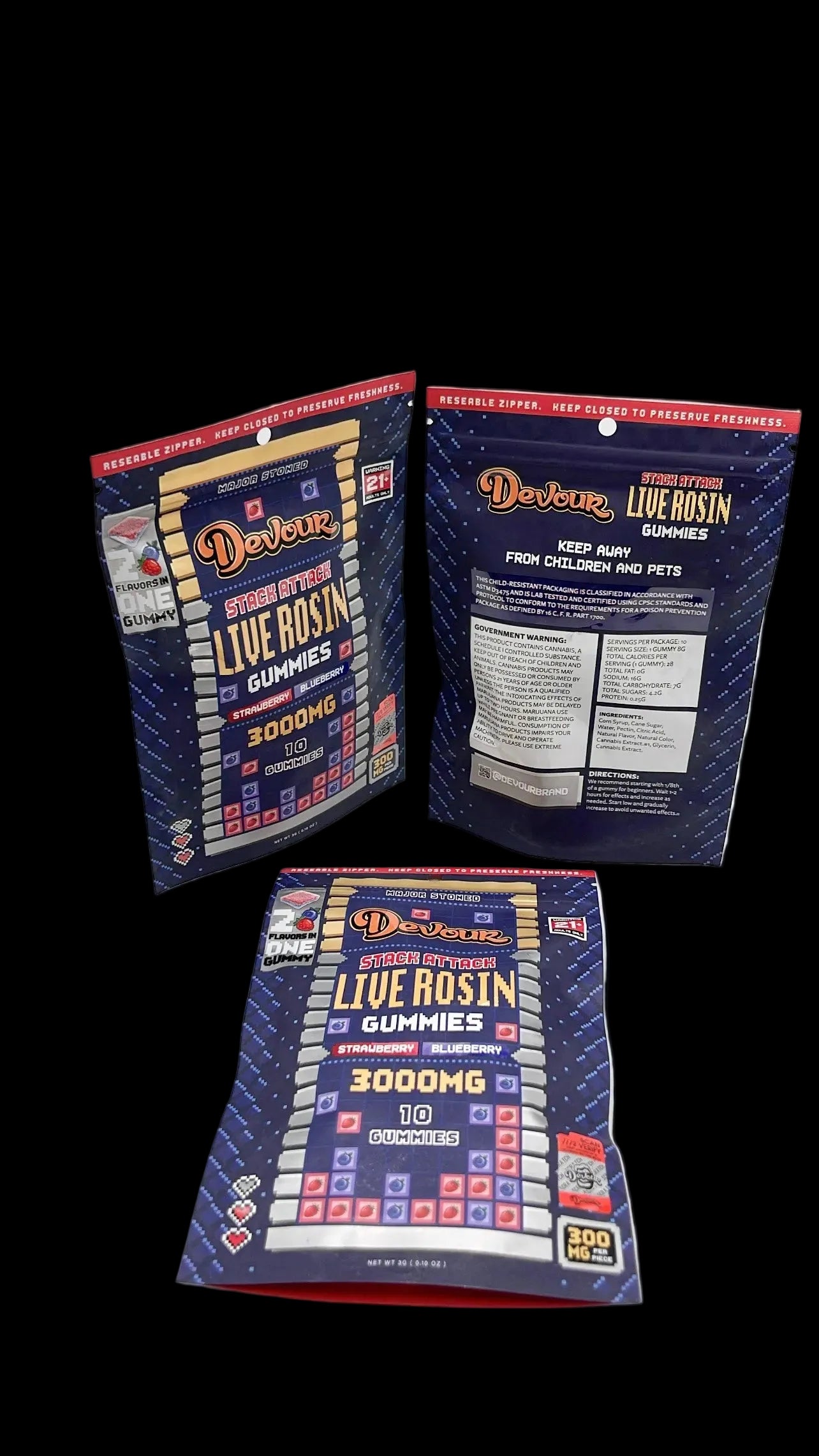 Devour 3000mg Rosin Infused
