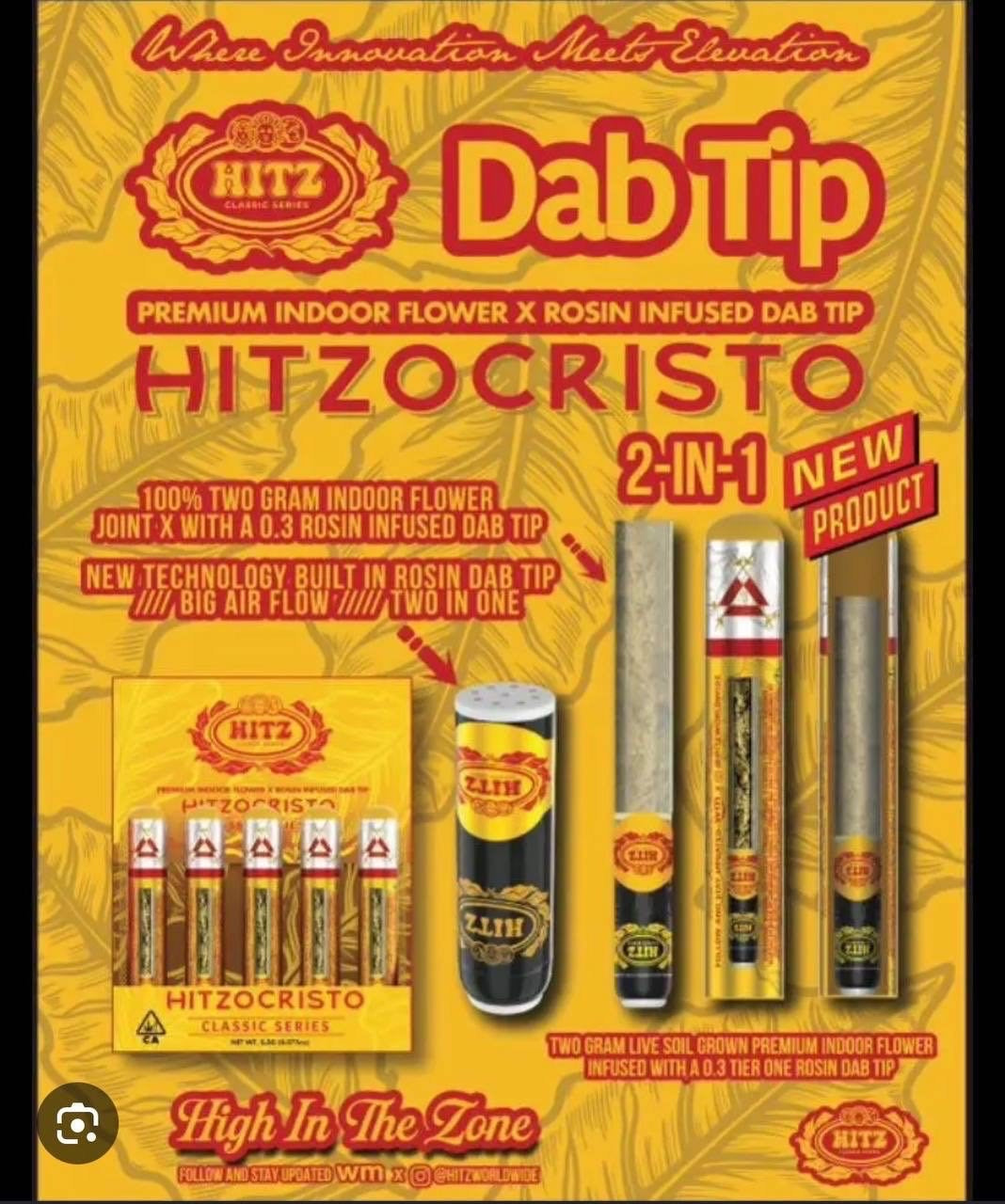 HITZOCRISTO Dabtip Pre Roll