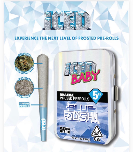 “ICED” Infused 5pk Pre Rolls