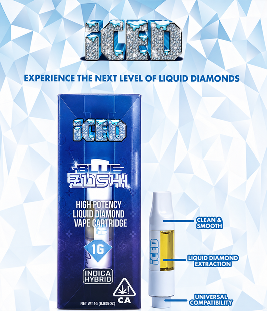 “ICED” Liquid Diamond 1g Cartridge