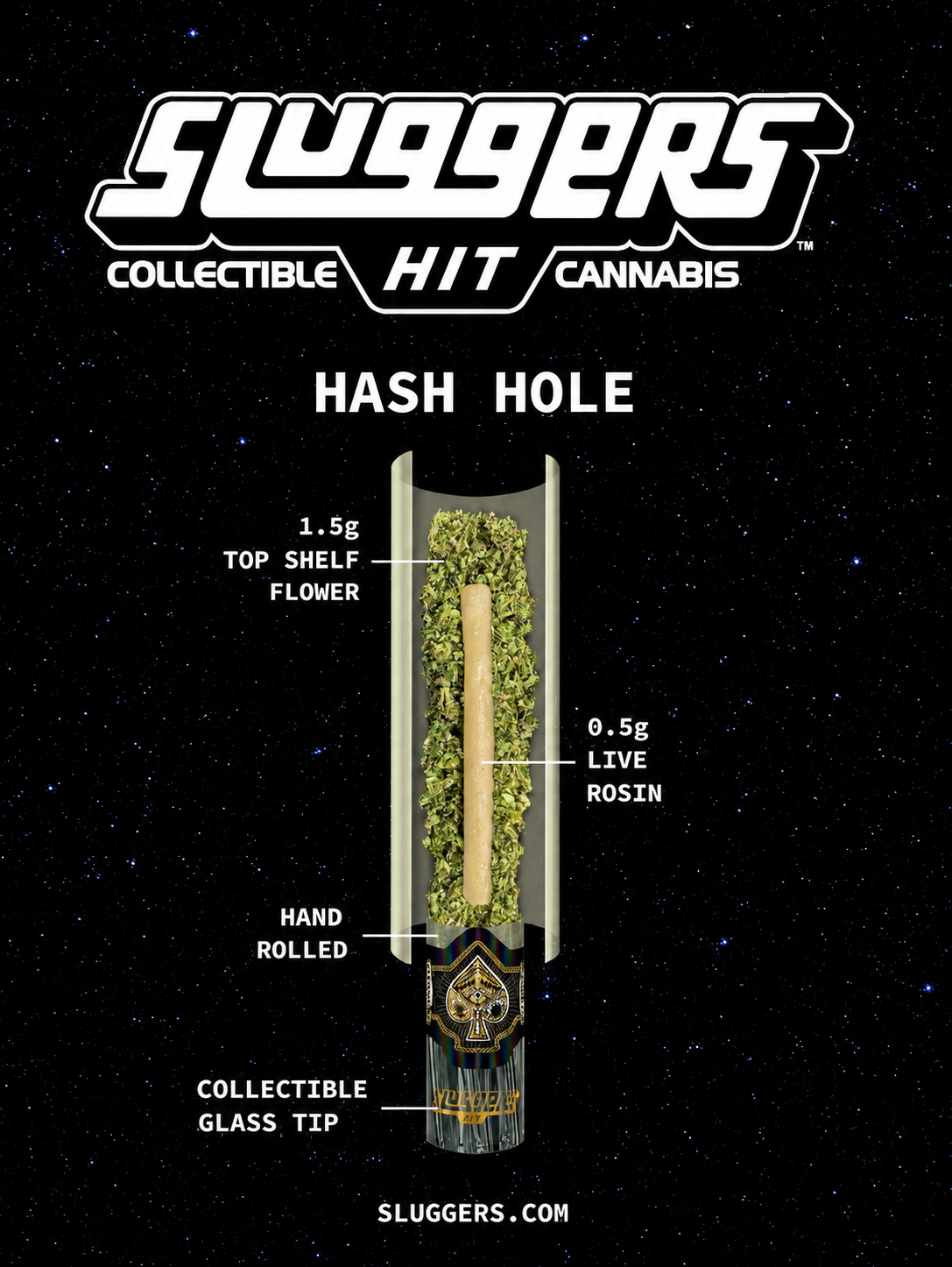 Sluggers Hash Hole 2g