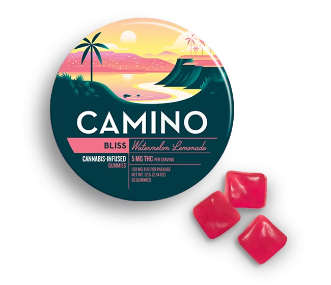 Camino 5mg Cannabis Infused Gummies “Bliss”