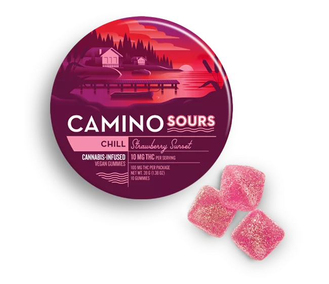Camino 10mg Cannabis Infused Sour Gummies “Chill”