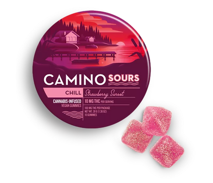 Camino 10mg Cannabis Infused Sour Gummies “Chill”