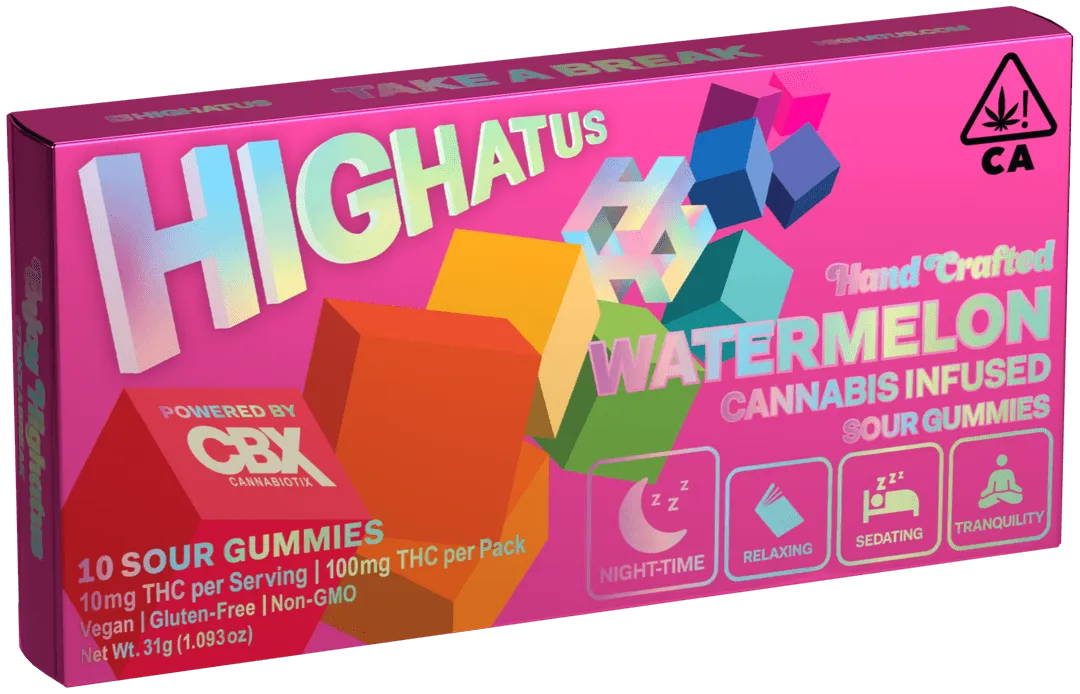 CBX - Highatus 100mg THC Gummies