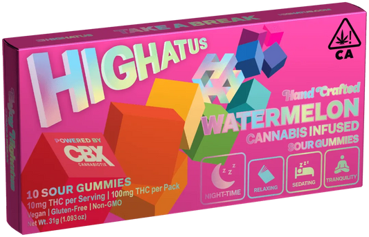 CBX - Highatus 100mg THC Gummies